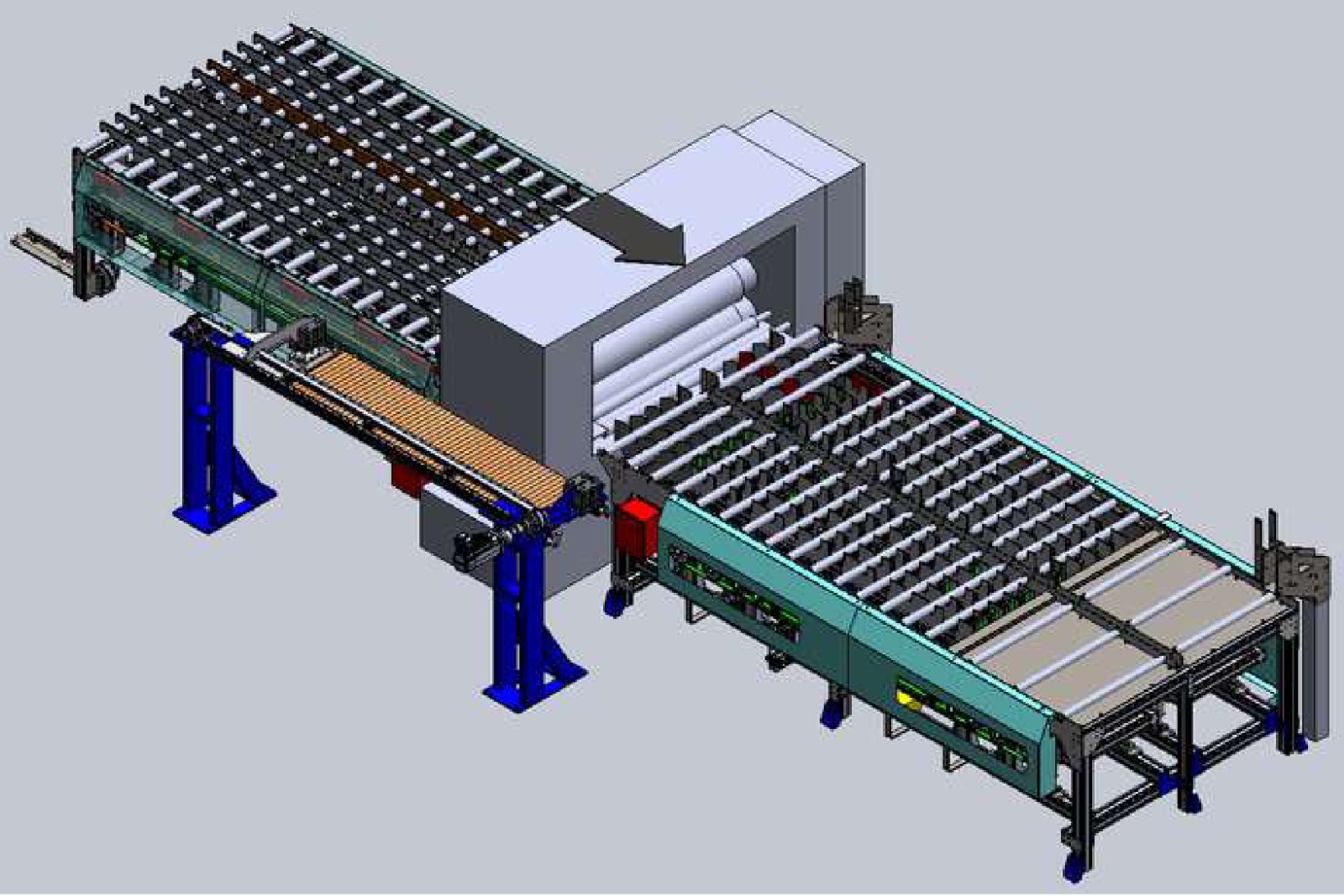 Modèle 3D de la colleuse – vue 1