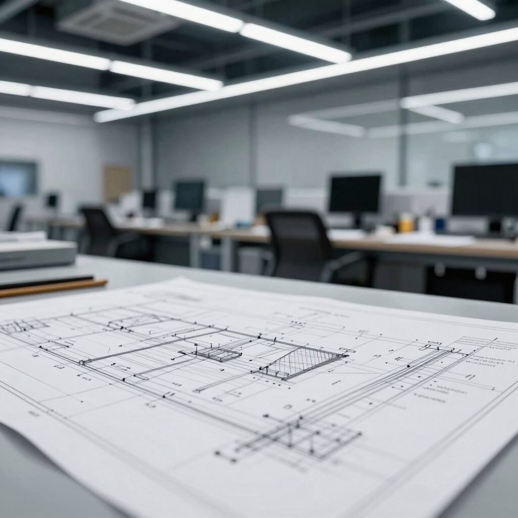 Plans structuraux sur table